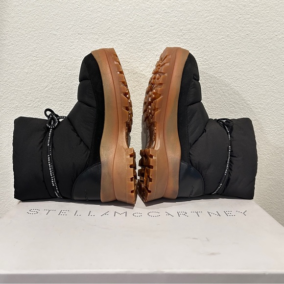 Stella McCartney Trace Recycled Polyamide Booties in Black, Size 40, New in Box - Picture 4 of 9